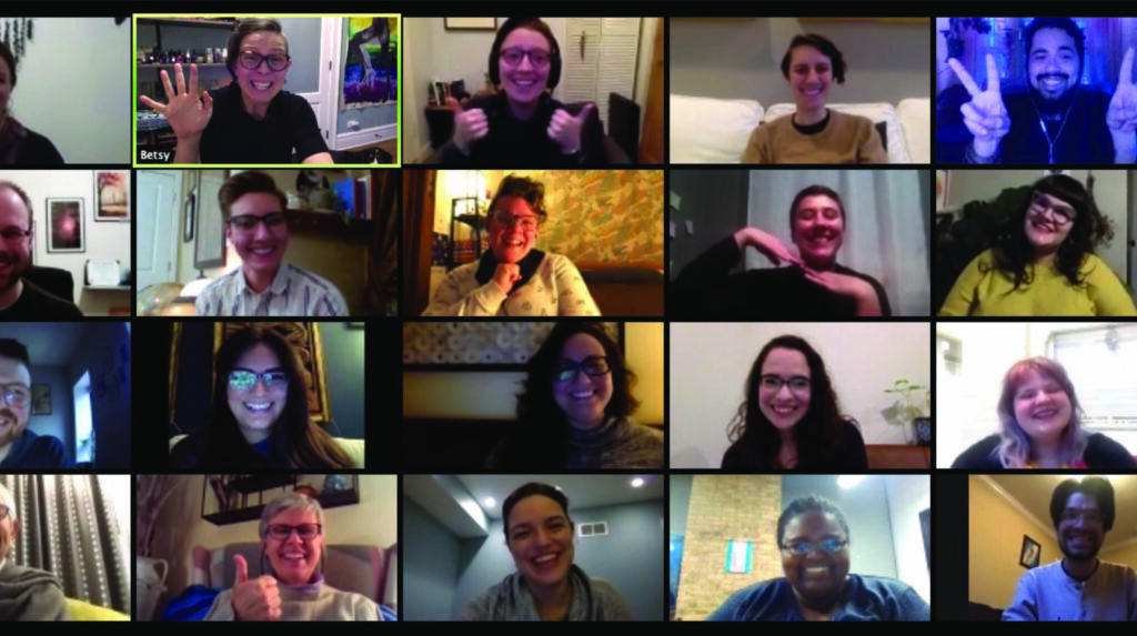 Green House Cohort on zoom call